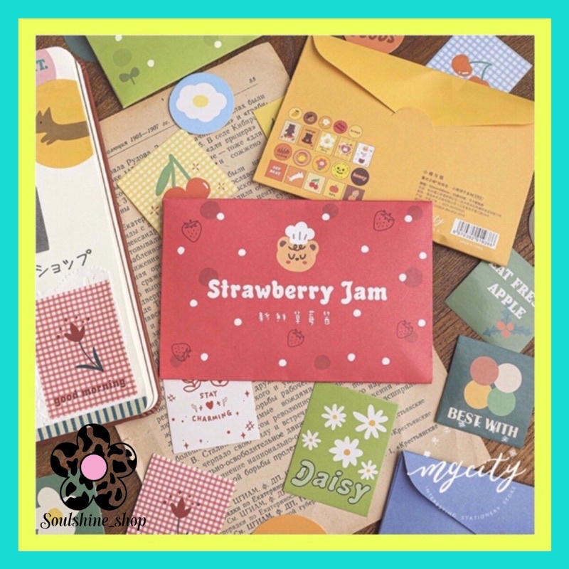 

40Pcs Cute Bear Stickers Scrapbooking Notepad DIY Album Decoration Sticker School Stasionery