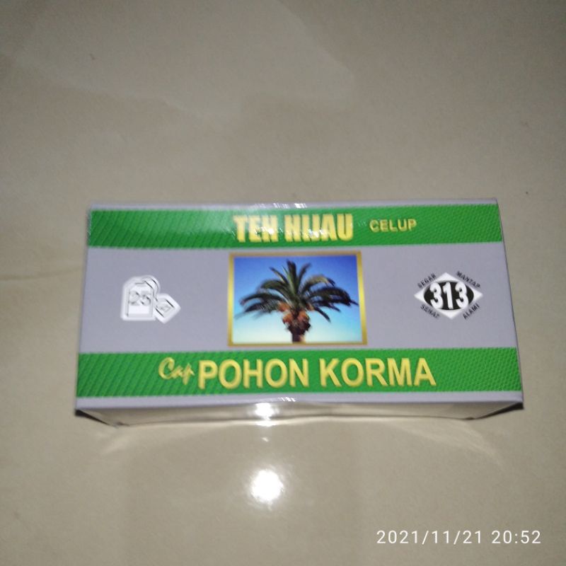 

tehhijaucelupcappohonkurma