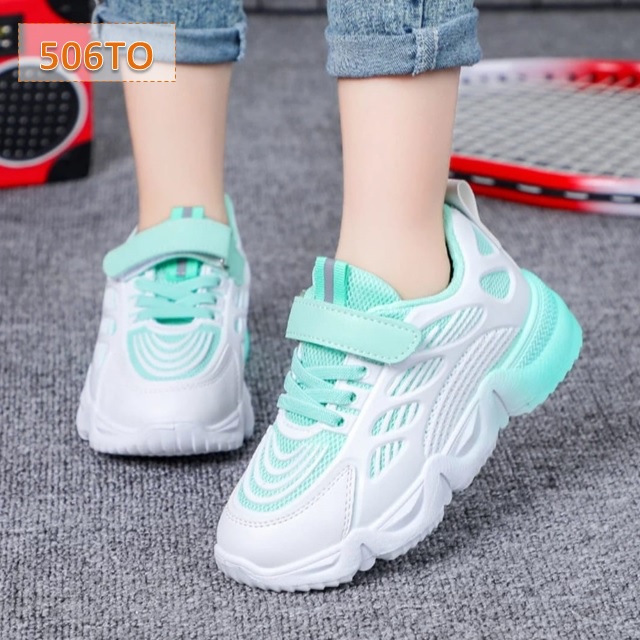 Sepatu Sneaker Anak Six Perempuan Laki Pathroll Oren Pink Tosca (506)