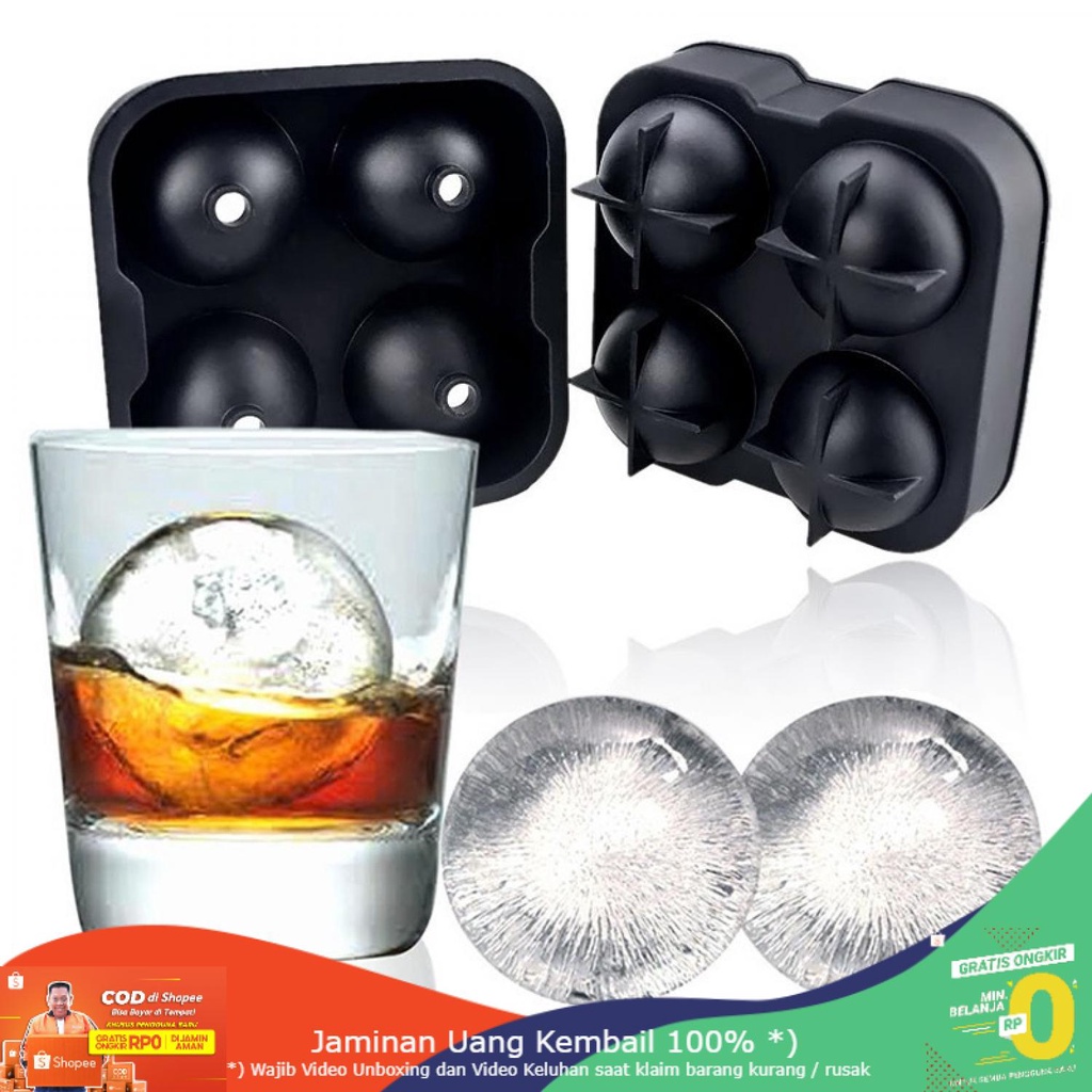 (BISA COD) RVOSTR TEENRA Cetakan Es Batu Ice Ball Maker Silicone - TW-159