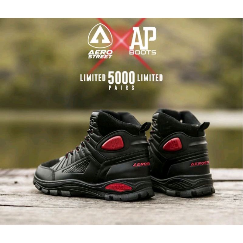 Aerostreet x AP boots - Sepatu Outdoor Pria