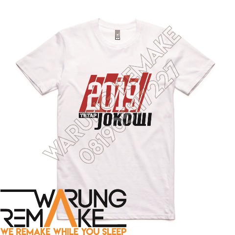 KAOS T-SHIRT INDONESIA 2019 TETAP JOKOWI
