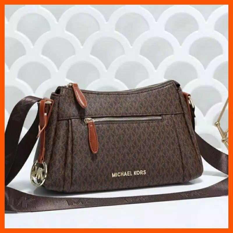 TAS BATAM SLEMPANG WANITA FASHION IMPORT MOTIF SLING TOTE BAG MK 1210