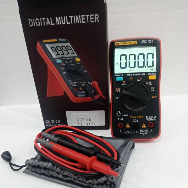 Multitester Multimeter Avometer Digital ZOTEK ZT-109 Original