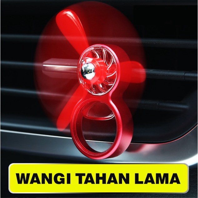 lbx Parfum AC Pajangan Mobil Kipas Baling Putar ac MOBIL Refill Essential oil Cair