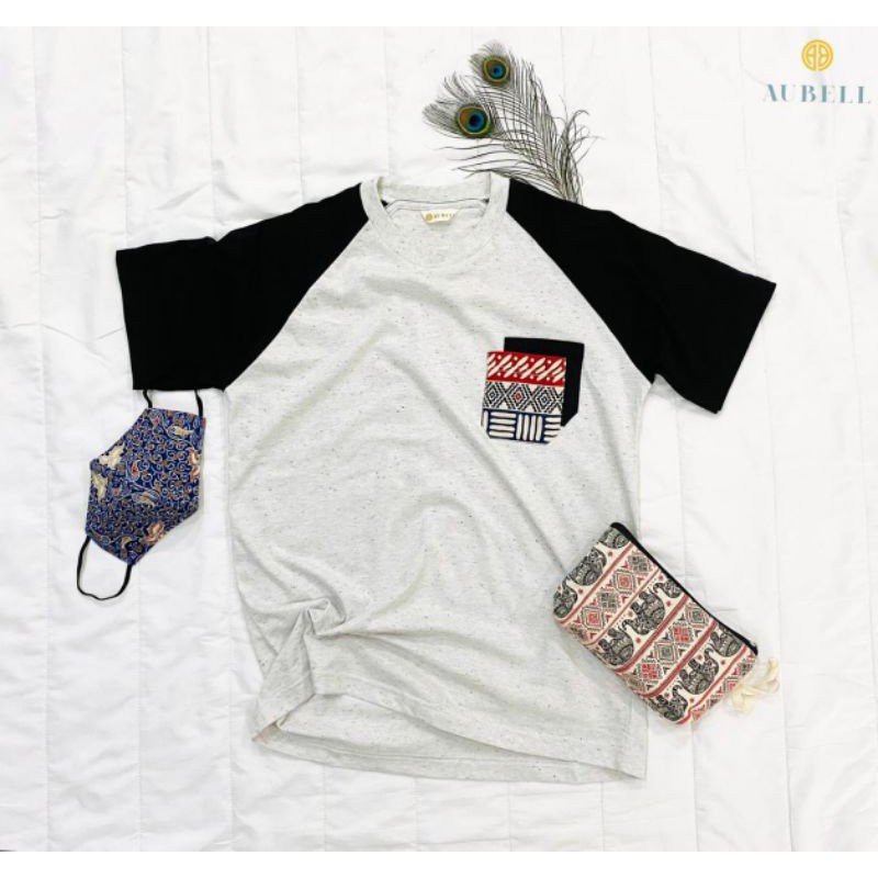 Kaos Batik Kaos Oblong Quince Lengan Pendek Wanita Pria