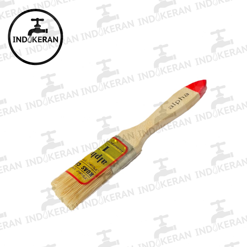 INDOKERAN - Kuas Cat Serbaguna Gagang Kayu - High Quality