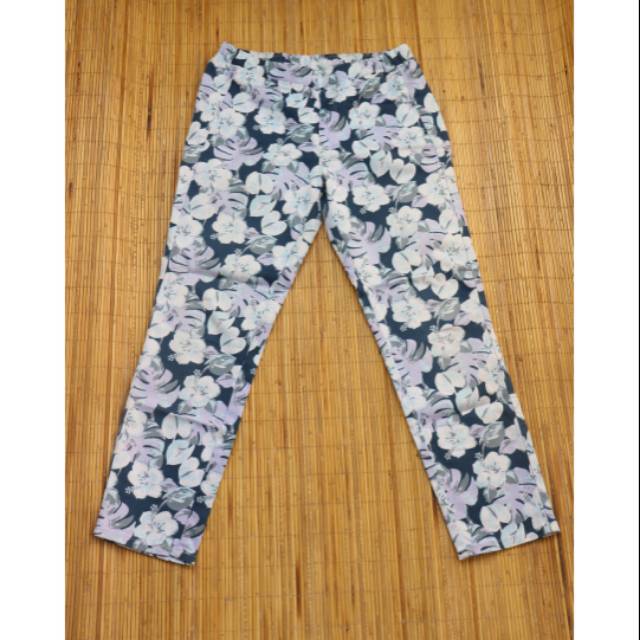 [PRELOVED] Floral Pants UNIQLO