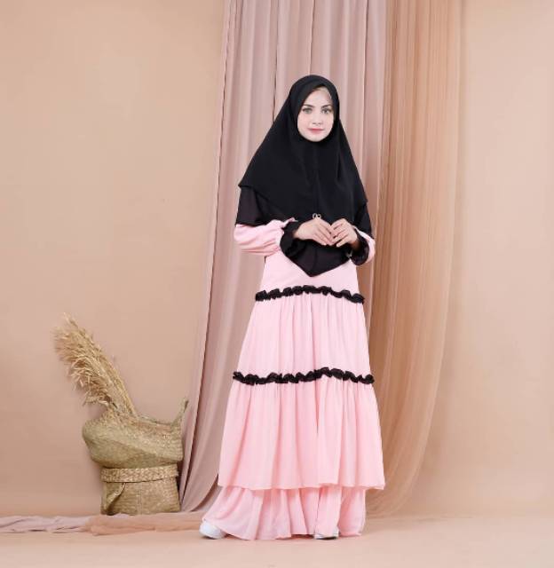 Gamis Syari Ceruty Baby doll