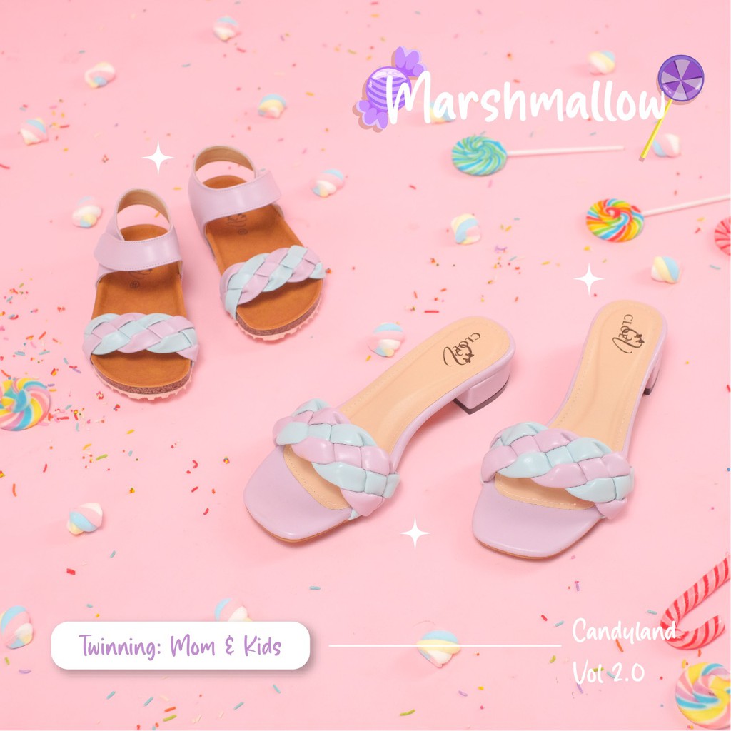 CLOEVKIDS - Sandal anak perempuan MINI MARSHMALLOW cloev