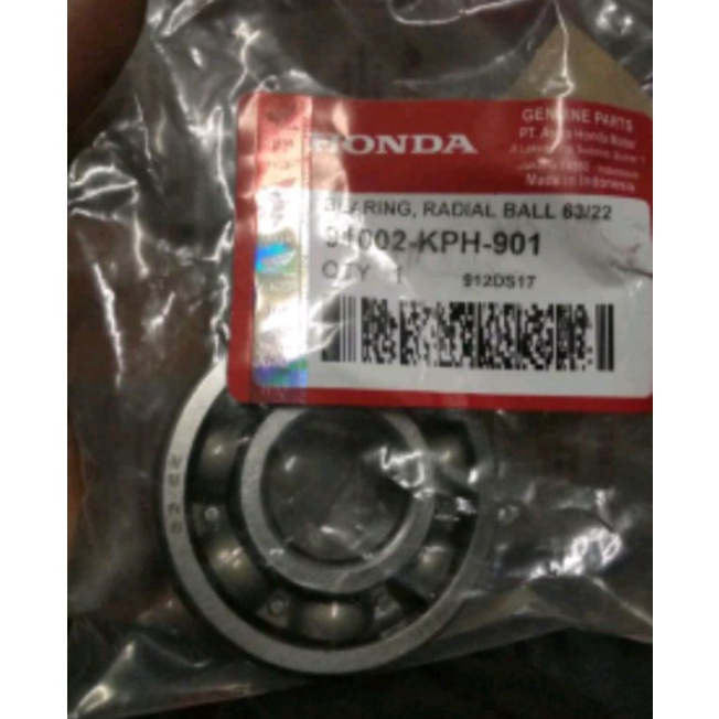 bearing kruk as kharisma bearing kruk as Supra x 125 bearing kruk as Blade bearing kruk as Revo absolute bearing laher 63/22