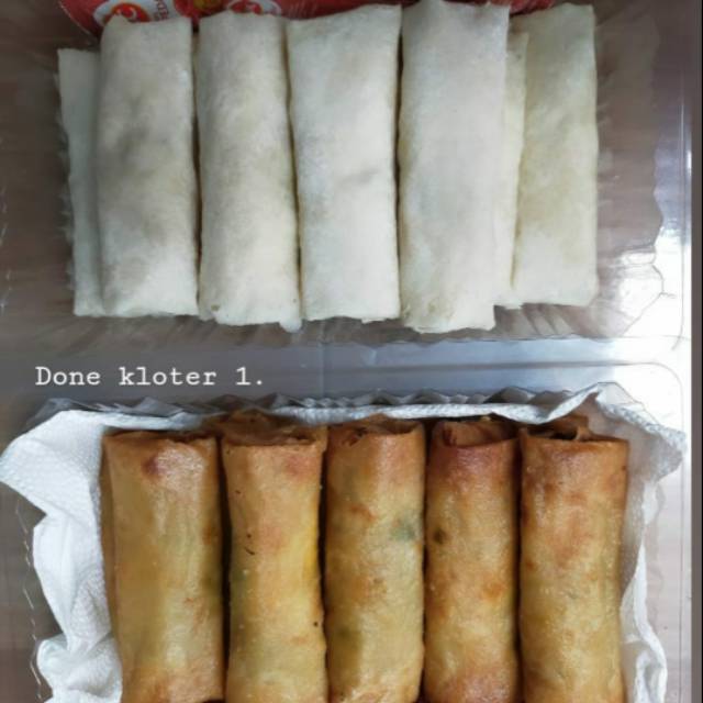 

Lumpia isi daging ayam isi 15