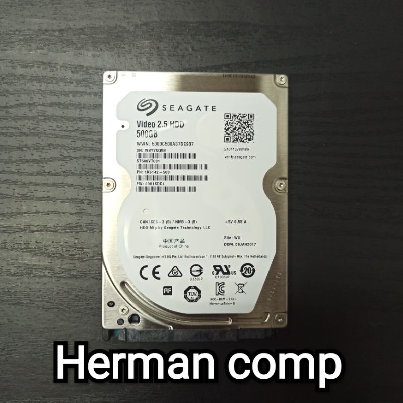 Seagate 2.5 inch HDD 500gb SATA 5400 RPM