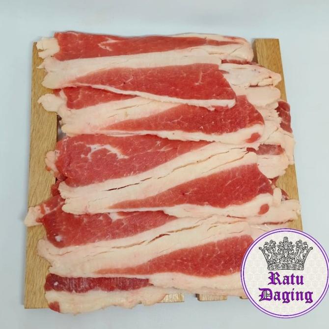 

Bagus Aust Shortplate Daging Sapi Slice Brisket 1Kg Yahyafianshop5