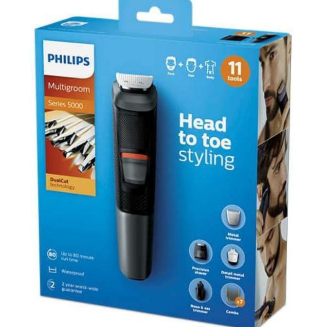 PHILIPS Multigroom MG5730 Alat Cukur (11 in 1) MG-5730 / MG 5730