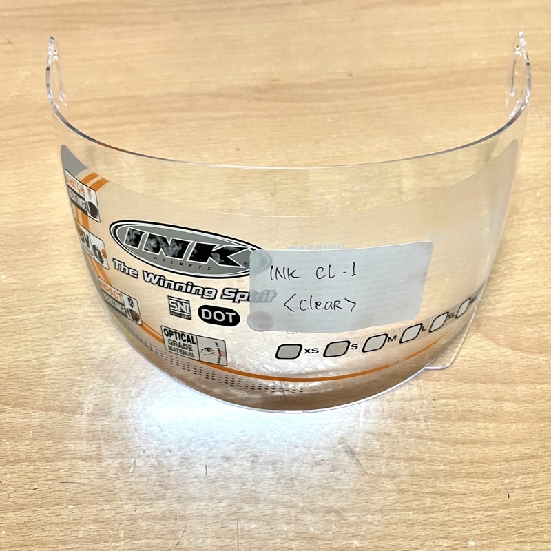 Kaca Visor Helm INK CL1 CLI CL-1 Clear Bening
