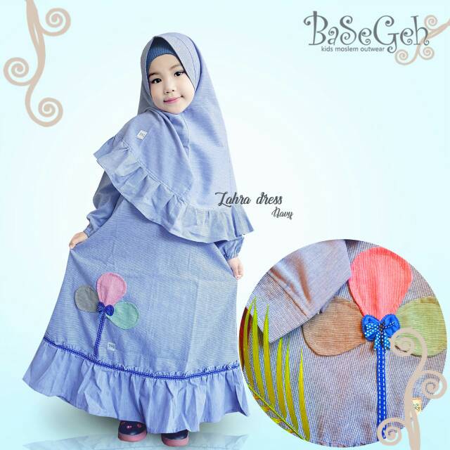 Gamis anak ZAHRA BASEGEH termurah