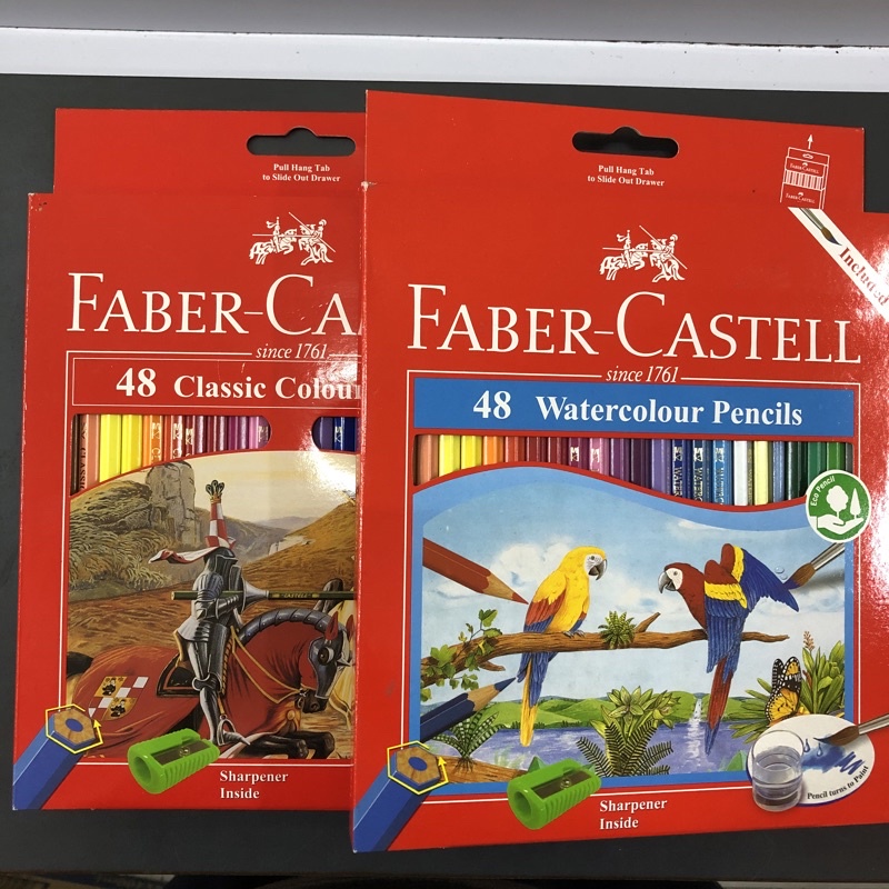 

Faber-Castell Pencil Colours isi 48 Warna Classic dan Watercolour