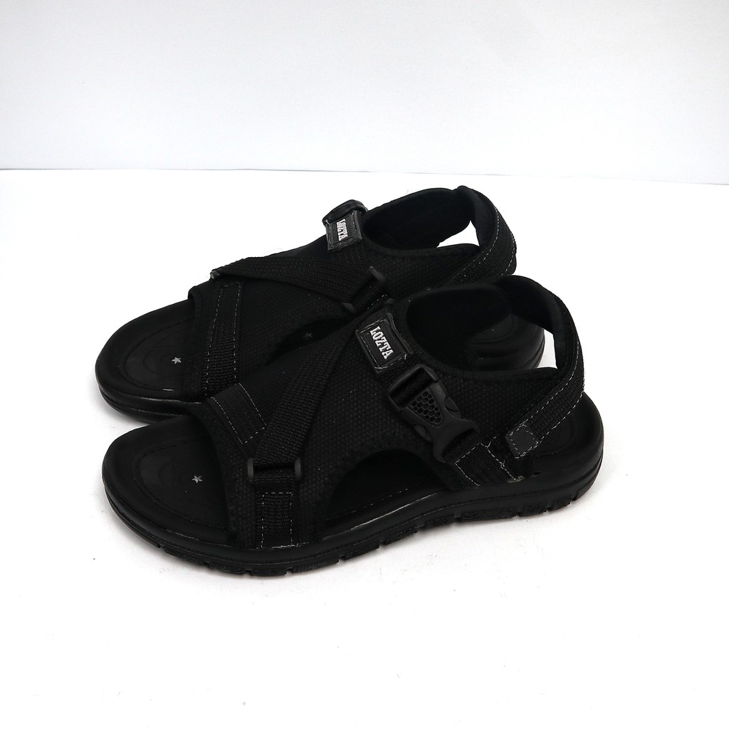 TERBARU NEW SANDALS MEN SANDAL GUNUNG PRIA CASUAL LOZTA SELOP DABEL WARNA GREY BLACK RED GREEN01