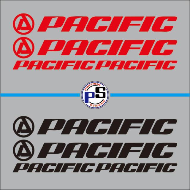 Frame Sticker Cutting Sepeda PACIFIC