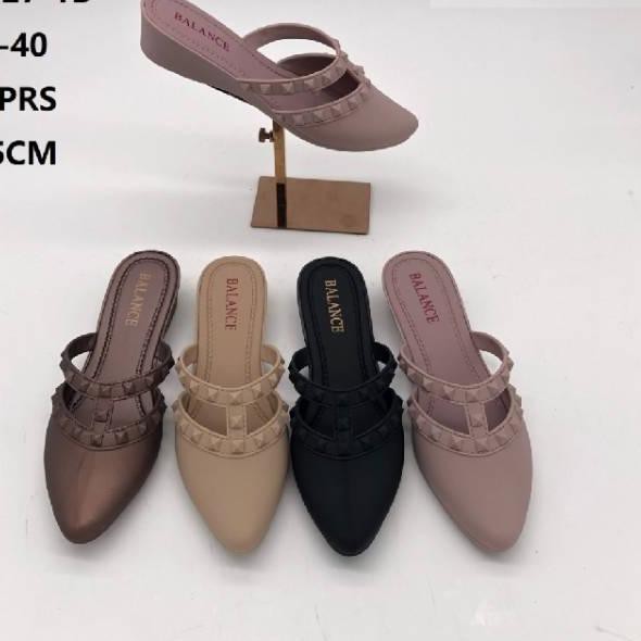 ✬ BALANCE A627-1/ wedges sandal/sandal jelly wanita ☺