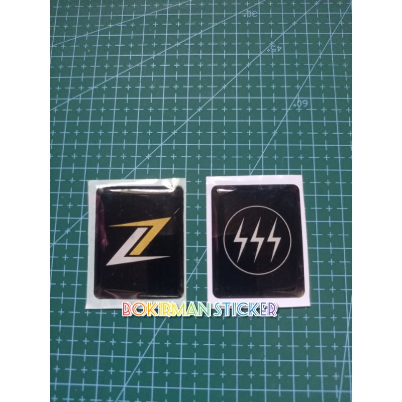 STICKER EMBLEM LOGO SSS ZELIONI TIMBUL