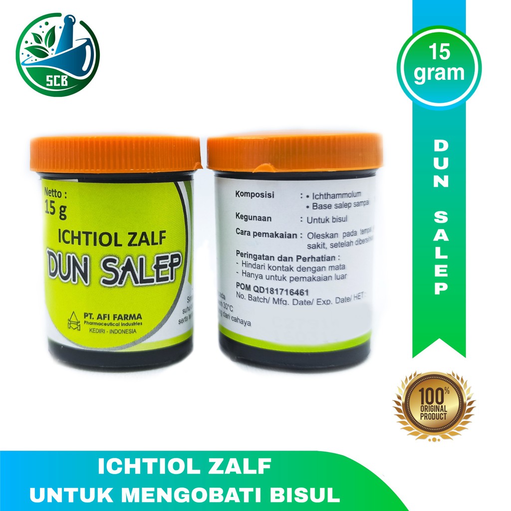 Dun Salep 15 gram / Ichtiol Zalf Dun Salep - Obat Salep Bisul