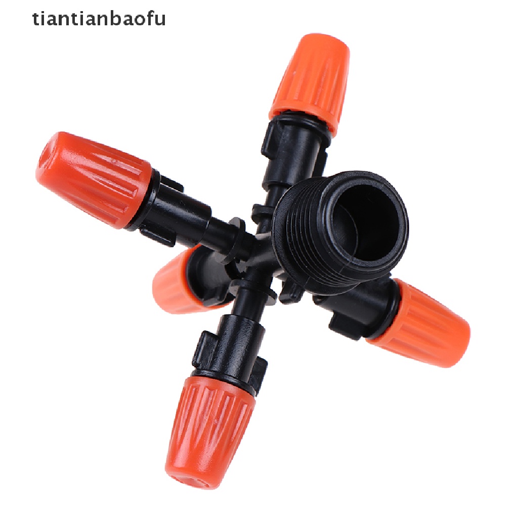 [tiantianbaofu] Garden Sprinklers Automatic Watering Lawn 360° Rotating Sprinkler 5 Nozzles Boutique