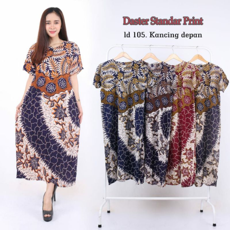 Daster Batik base motif random Daster murah busui