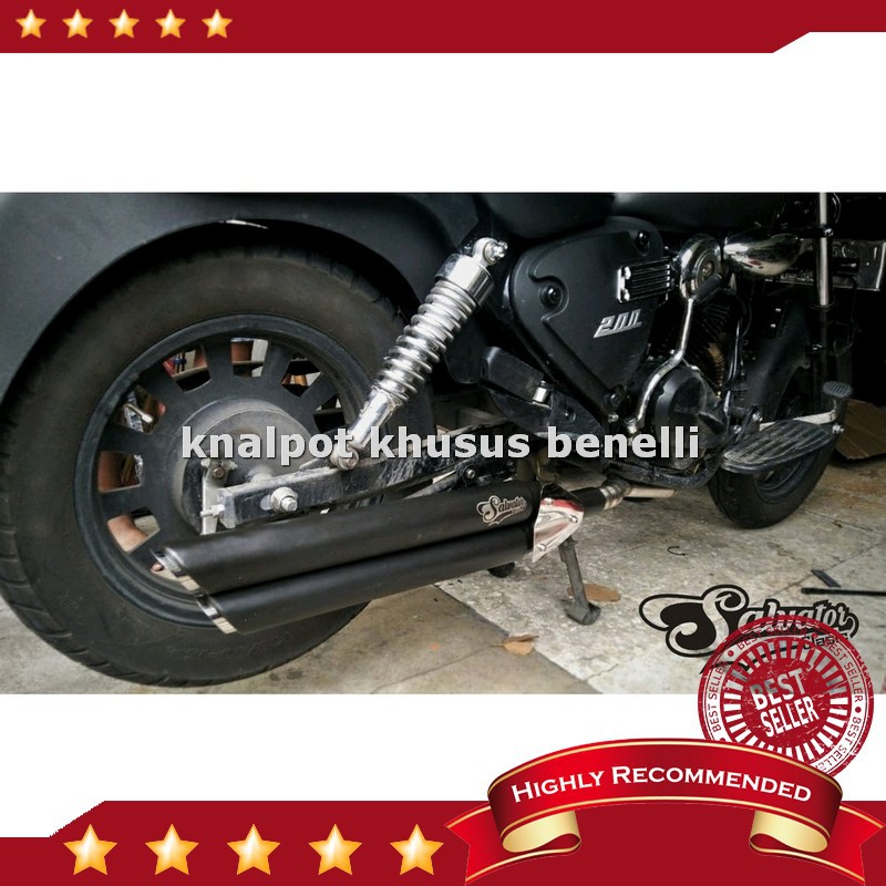 Sale Knalpot Fullsystem Benelli motobi 200 efi double bamboo ngeblarr