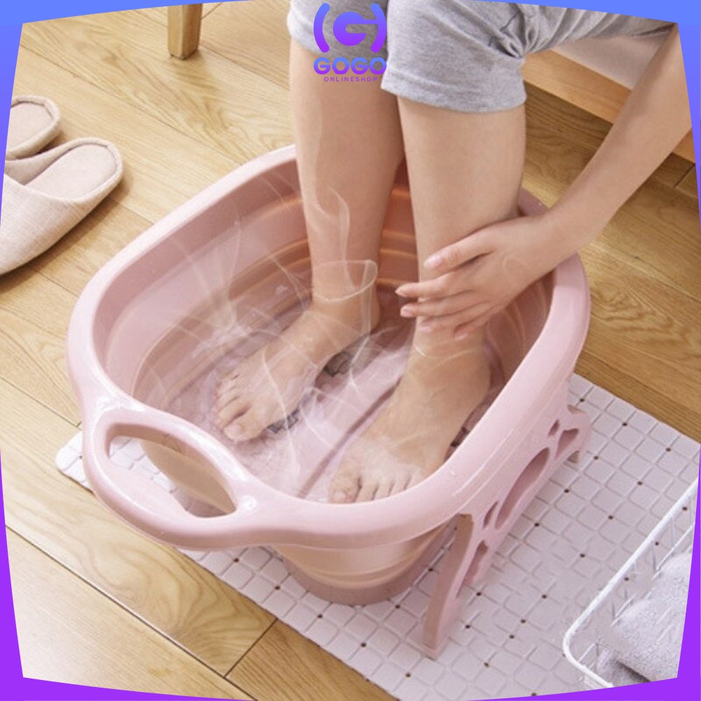 GOGO-C151 Baskom Lipat Rendam Pijat Kaki Refleksi Foldable Footbath Ember Cuci Kaki Spa Pedicure