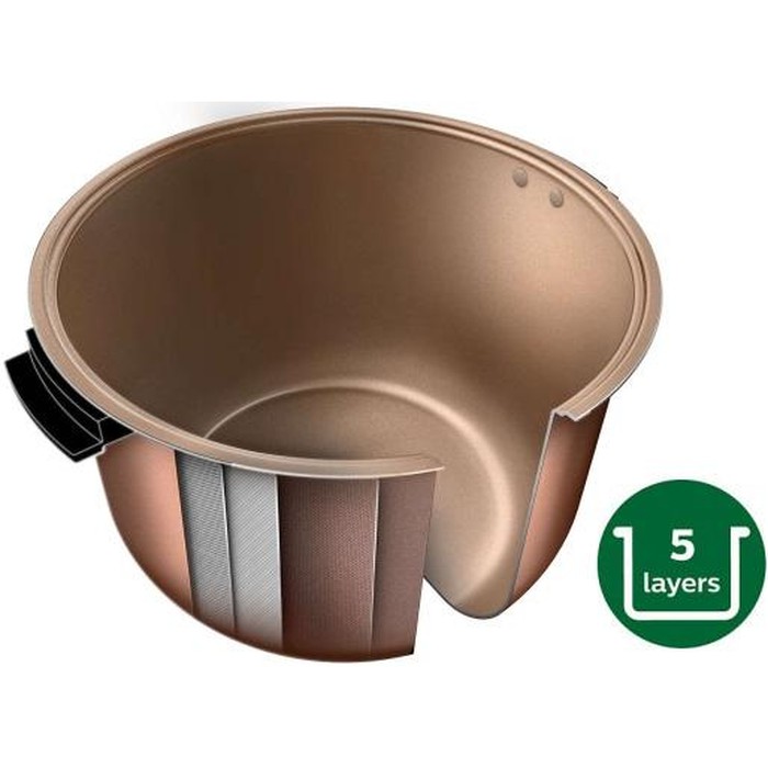 Philips Panci Rice cooker Inner pot 2 liter HD 3132 3119 3129 3128 3118 gold pro ceramic ORIGINAL