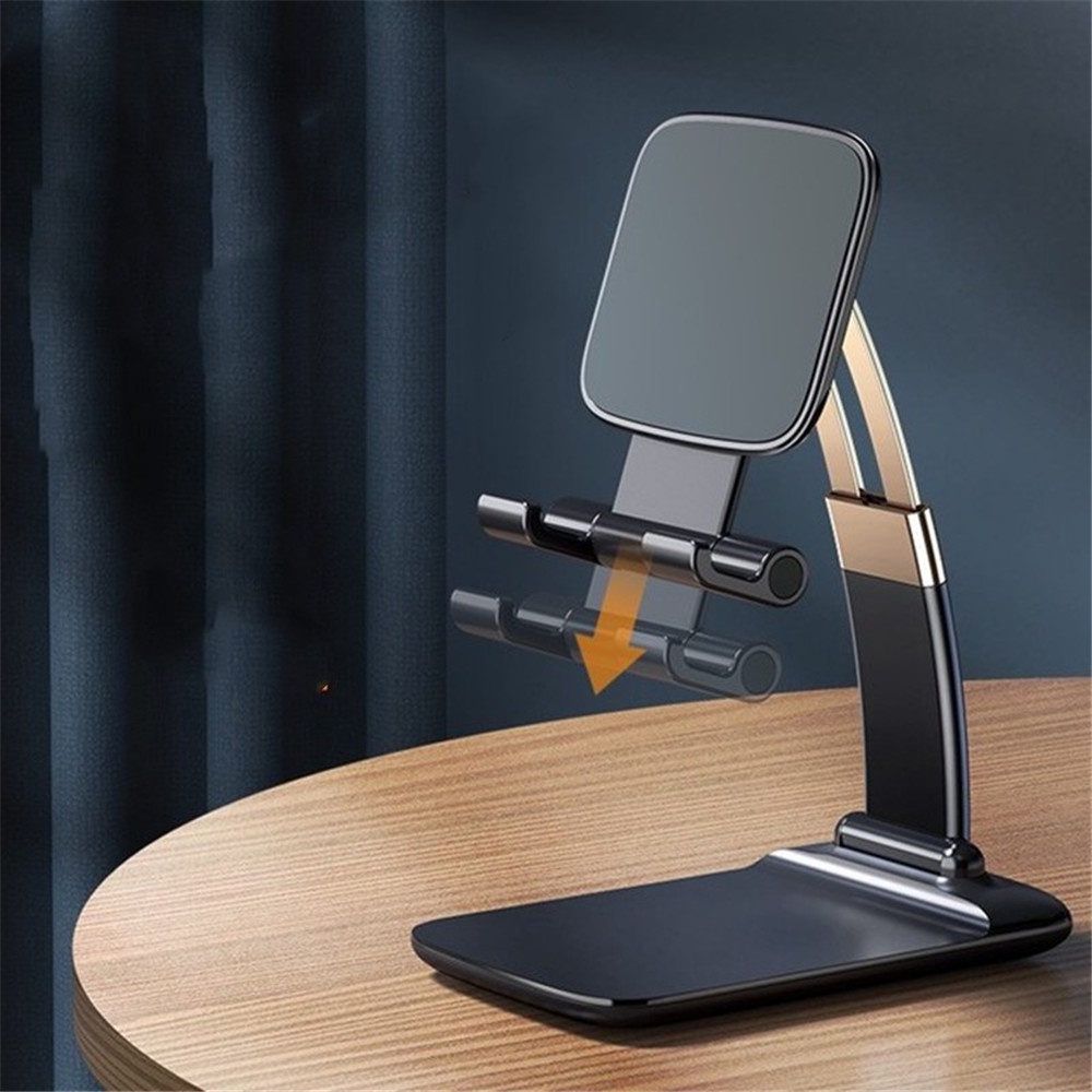 Stand Holder Lipat Adjustable Bahan Metal Untuk Smartphone