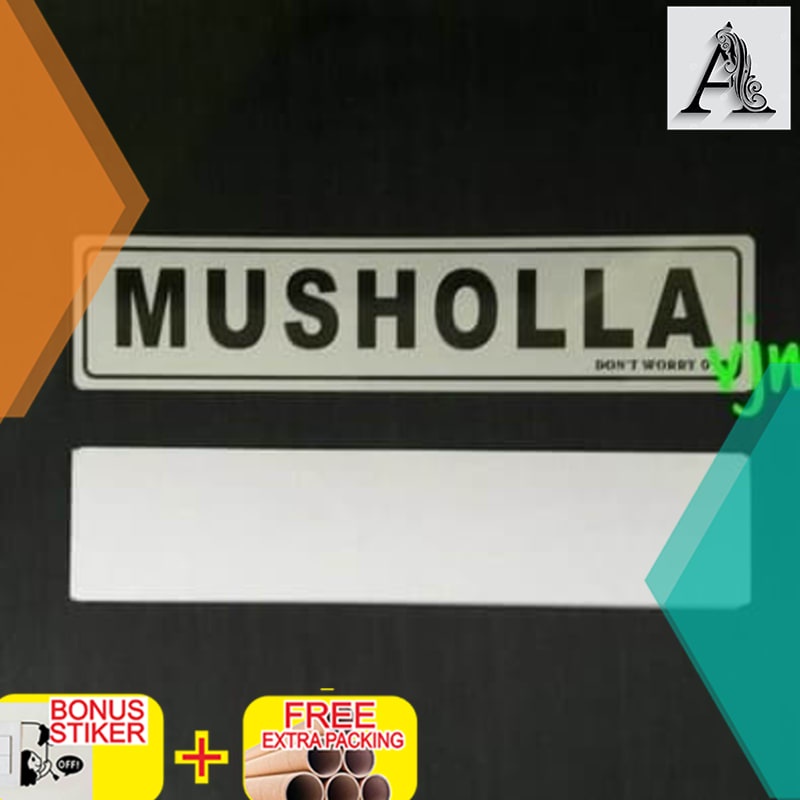

Terlaris label nama pvc musholla sign board acrylic musholla akrilik