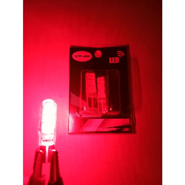 LAMPU KEDIP STROBO SEN SENJA MOTOR MOBIL T10 JELLY 6 MATA LED 12V FLASH STROBO