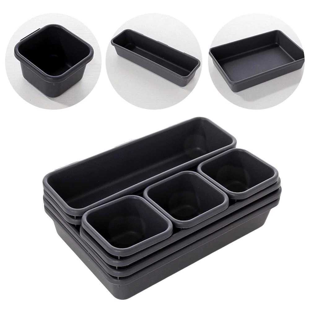 BNBS Kotak Pembatas Organizer Divider Case Organizer 8 PCS - HJ1992 (HITAM)