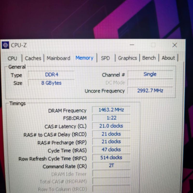 RAM Sodimm DDR4 - 2933 / 3200 Mhz (8Gb) original bawaan Acer Nitro 5