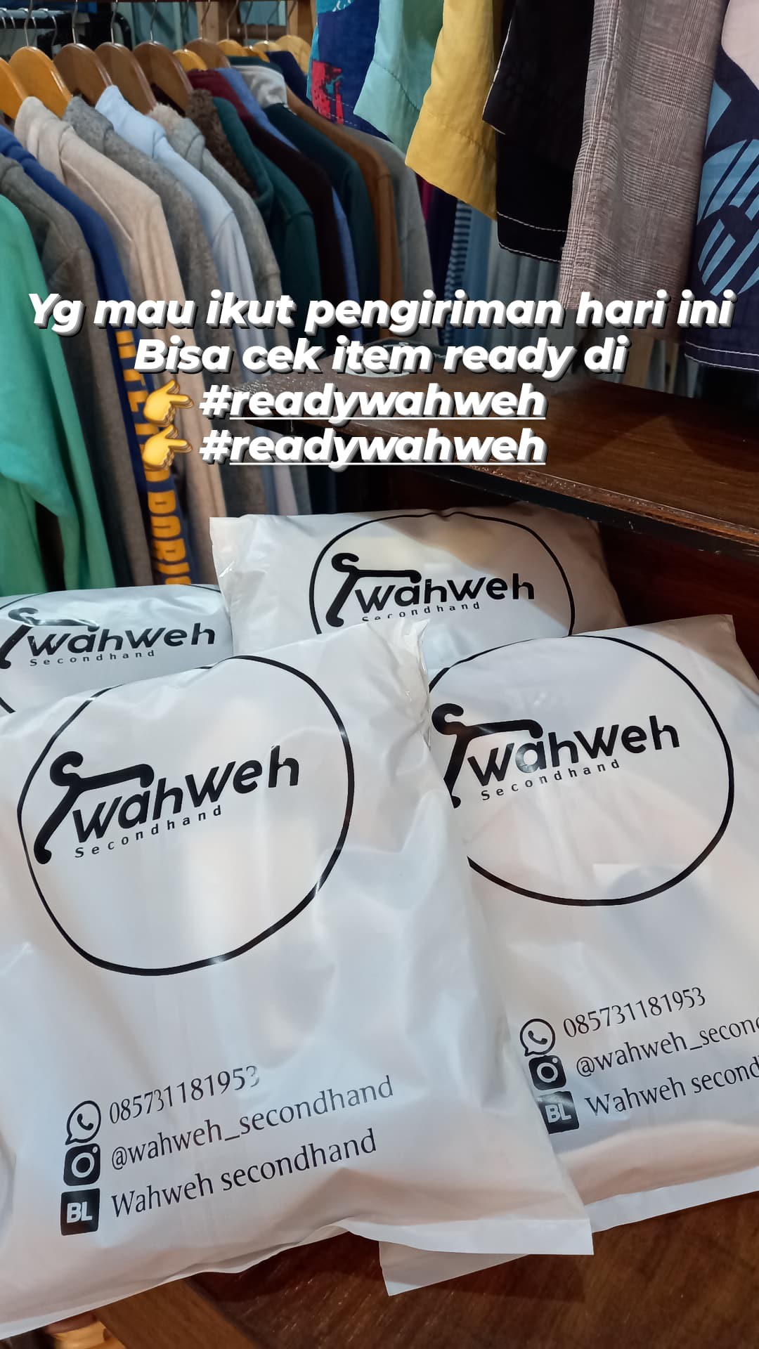 Plastik Packing Olshop Salon Satu Sisi Ukuran 25x35