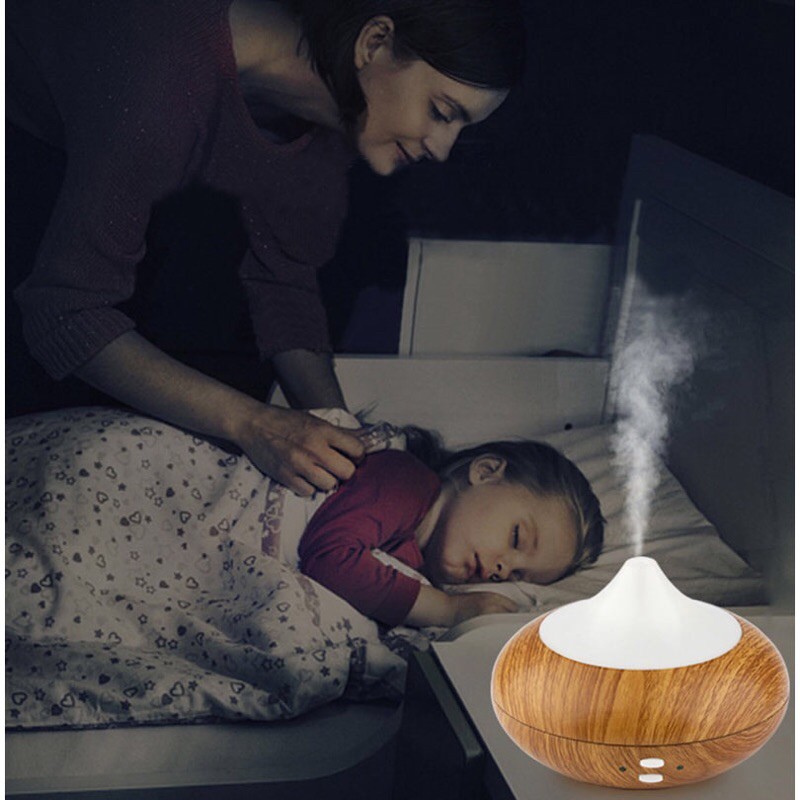 Aromatherapy Air Humidifier Wood 210ml with LED RGB