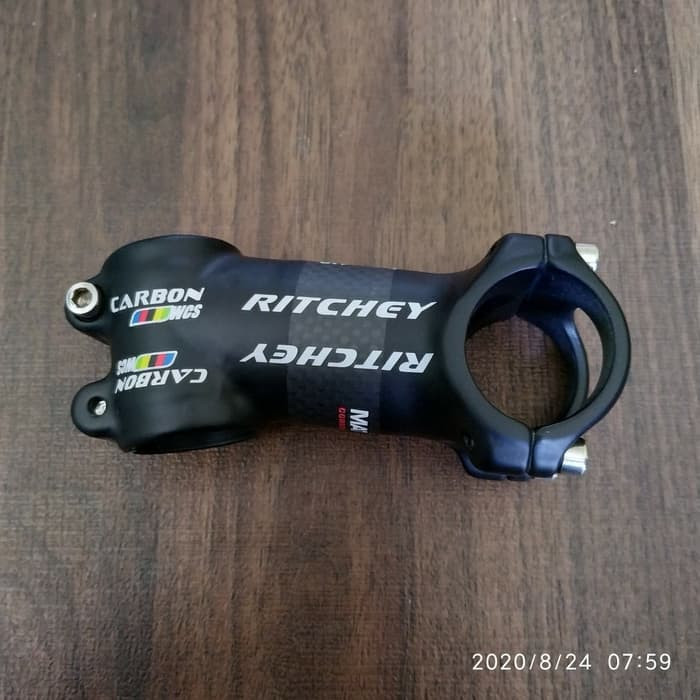 RITCHEY WCS STEM 80MM 17 DERAJAT OS 31.8MM DOF MATTE ROAD BIKE MTB