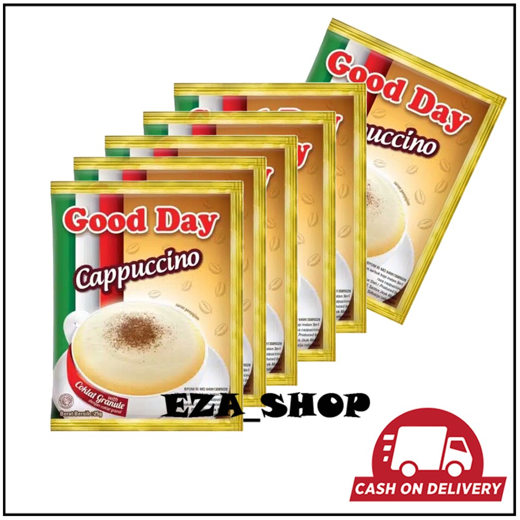 

[TERLARIS] GOOD DAY KOPI CAPPUCINO / COFFE INSTANT / KOPI SUSU CAPPUCINO GOODDAY SACHET