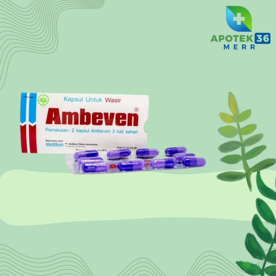 OBAT WASIR AMBEVEN 1STRIP ISI 10