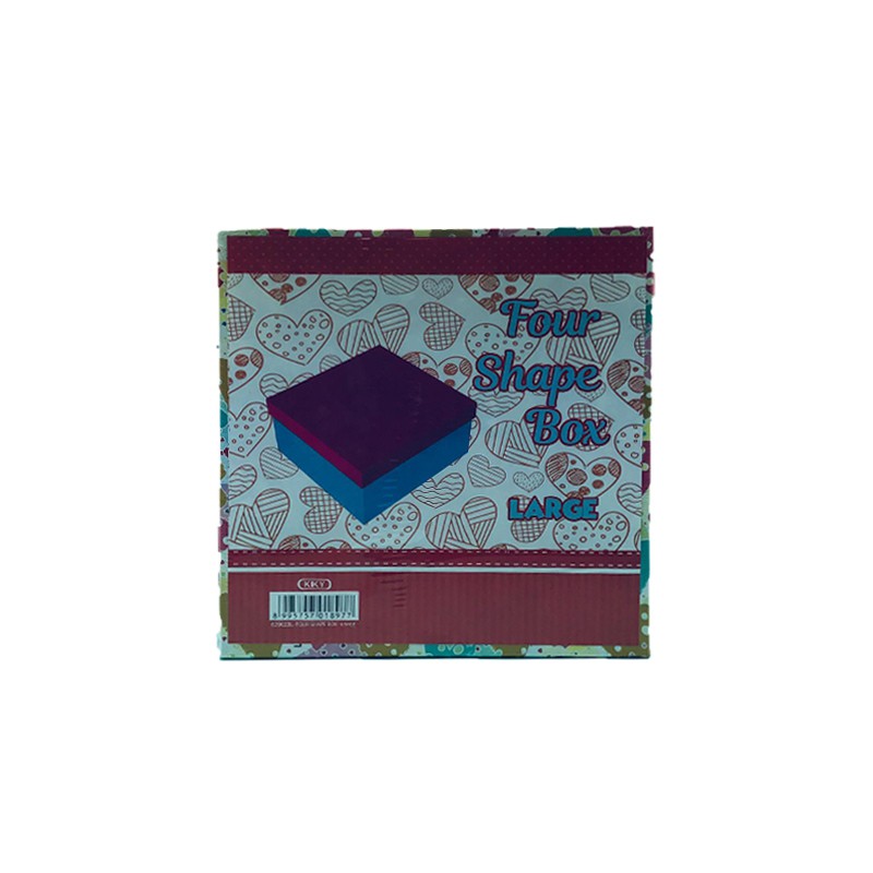 Kiky / Four Shape Box / Box Kado / Box Serbaguna / Large (L)