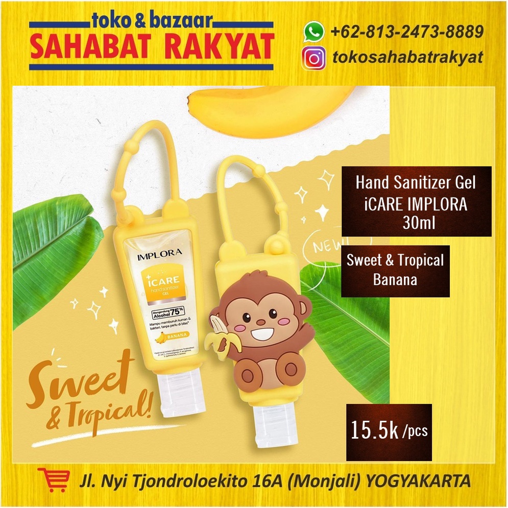 Gantungan Hand Sanitizer/Gel Sanitizer IMPLORA 30ml