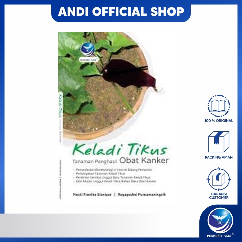 Penerbit Andi - Keladi Tikus Tanaman Penghasil Obat Kanker