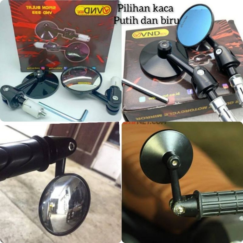 # SEPASANG Spion Jalu Bulat spion bar end cnc spion jalu universal spion jalu termurah