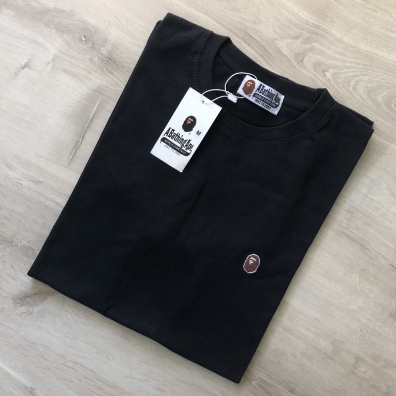 Baju Bape Pria l Kaos Bape Logo Bordir Bape Tshirt