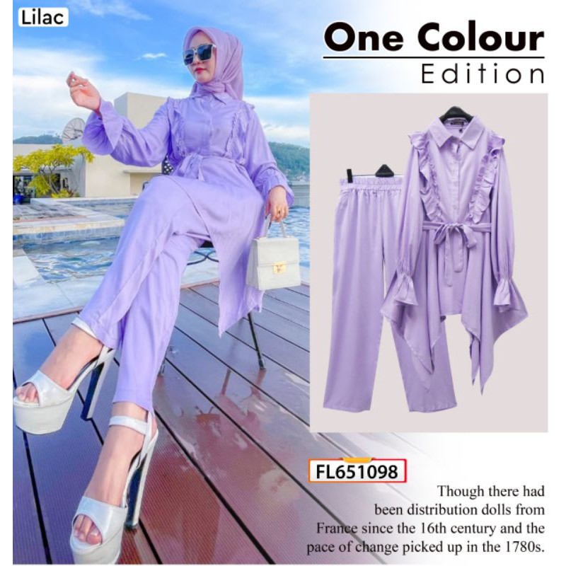 651098 Stellan celana lilac edition Shanaz by Extu