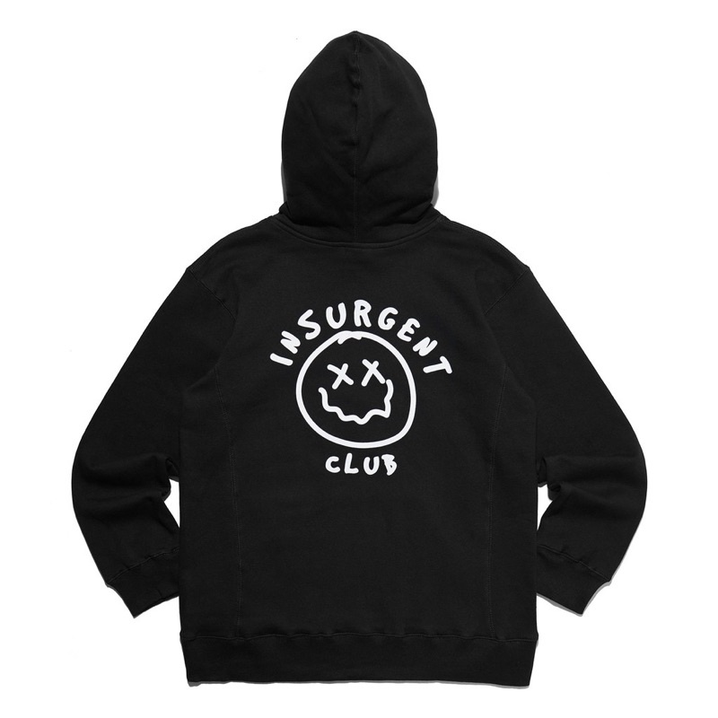 Insurgent Club - Smiley Hoodie Black