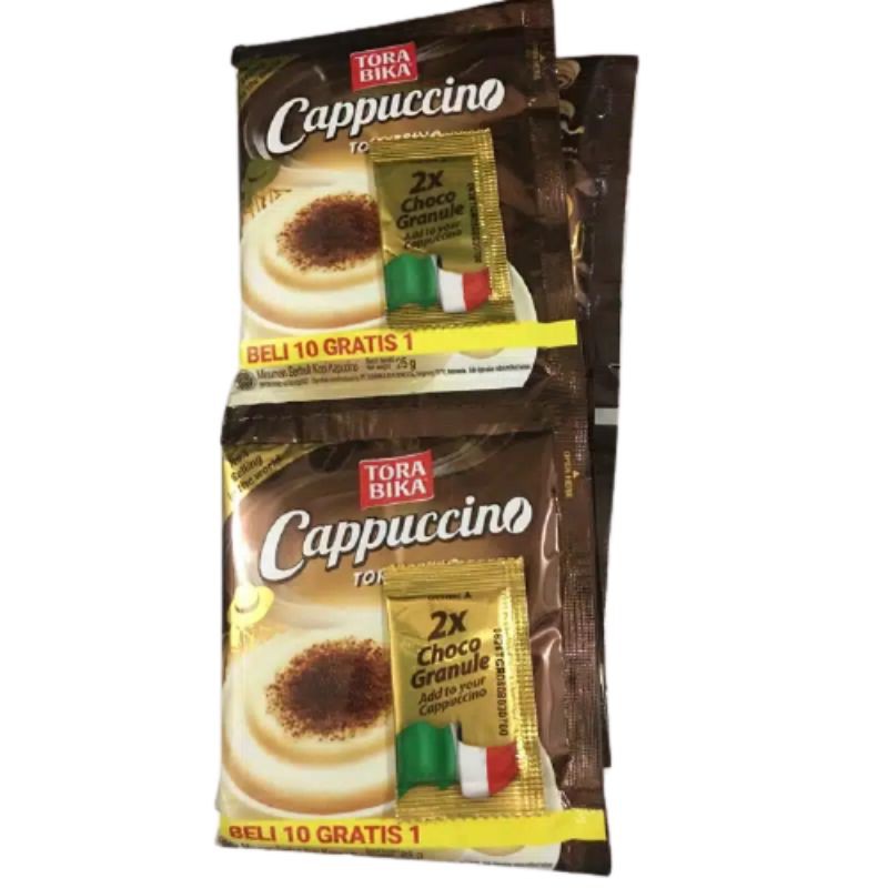 

Torabika Cappuccino Renteng (Isi 10sachet @25gr) Kopi Tora Bika Renceng